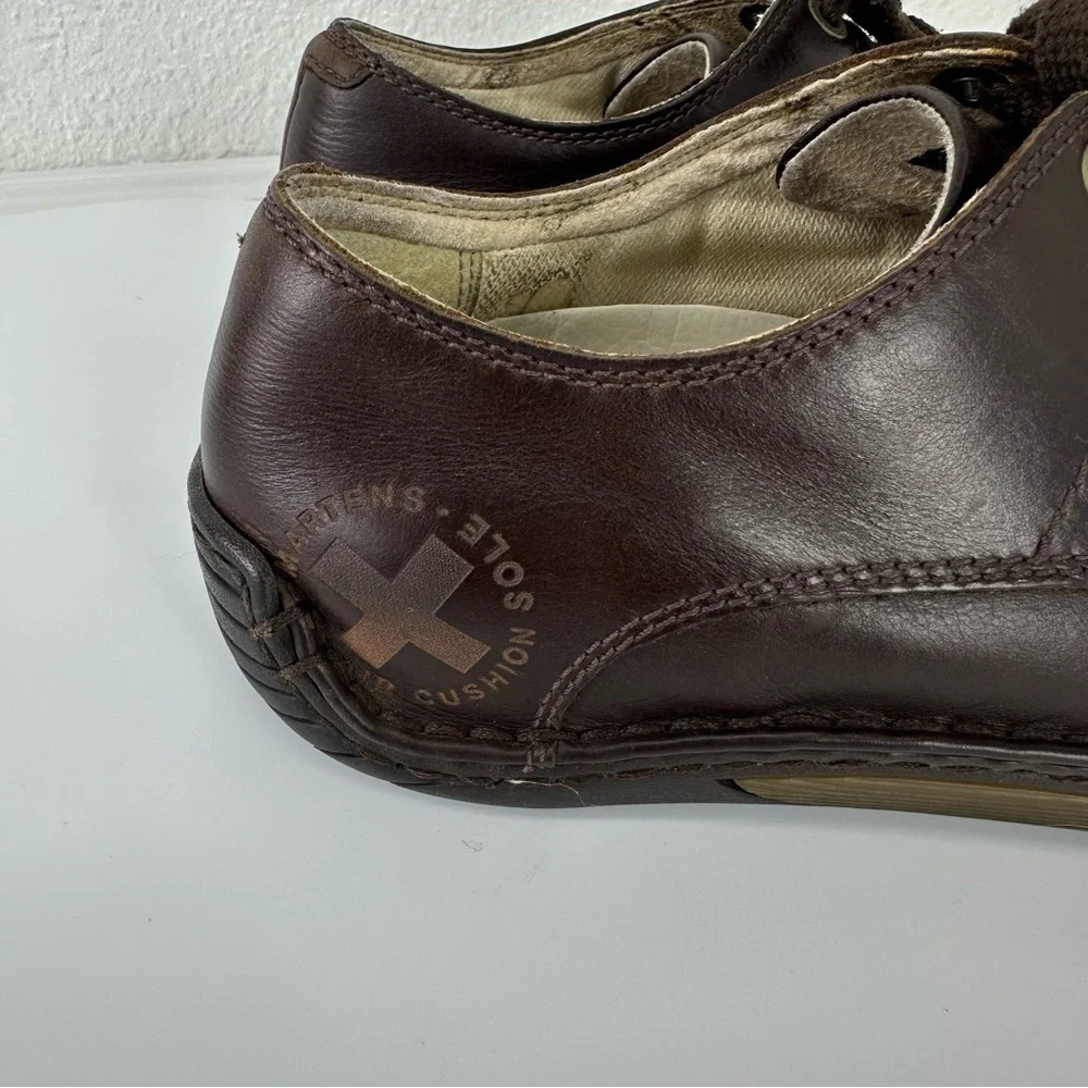 Dr Martens Felix Casual Lace Up Shoe Mens 10 Brown Leather Oxford AW004 academia